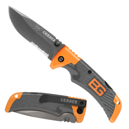 Нож Gerber Bear Grylls Scout, серрейторное, блистер, (1013958), 31-000754 фото 9